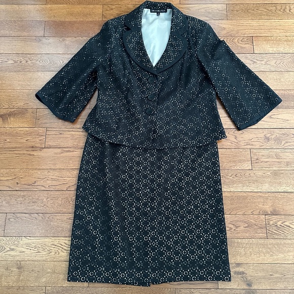 Vintage Nipon Boutique Lace Evening Suit - Picture 2 of 7